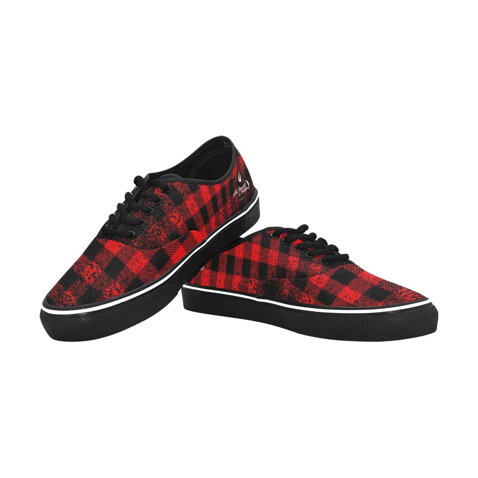 DUSTY PLAID  Women's Canvas Shoes