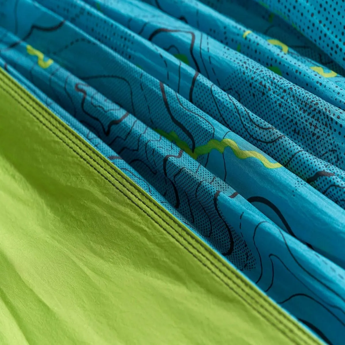 Eagles Nest Outfitters CDT DoubleNest Hammock Print - Chartreuse