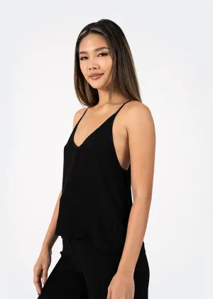 Embody Plisse Cami Black