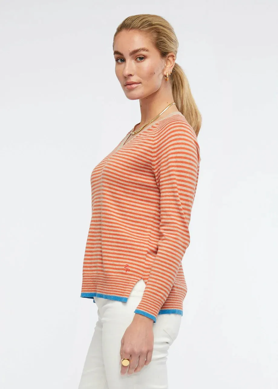 Essential Stripe V - Oat Combo