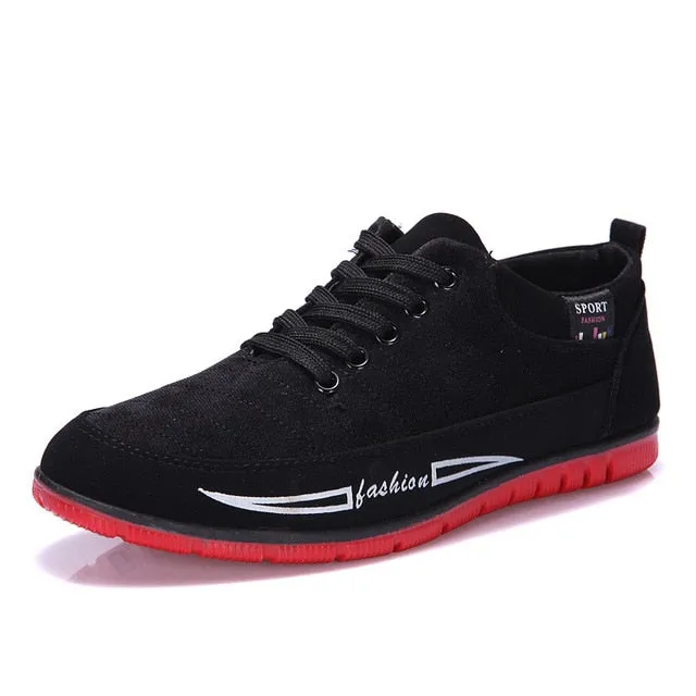 Fashion Red Sole Leisure Canvas Sneakers