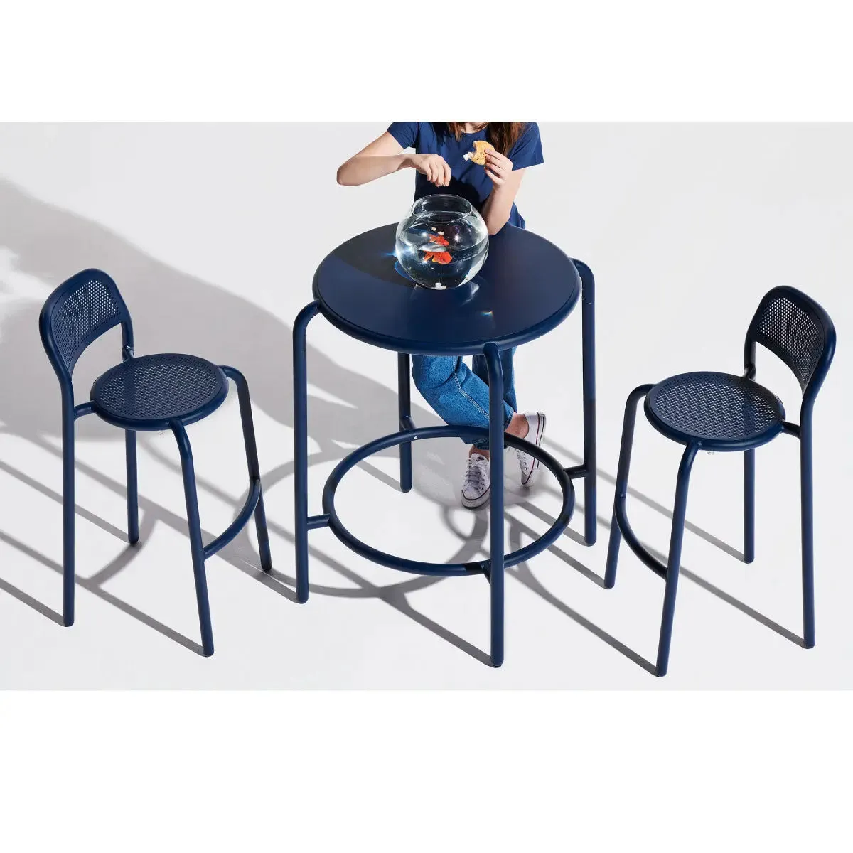 Fatboy Toni High Bistreau Bar Table & Barfly Stool Set (2 - Seater) - 50% OFF