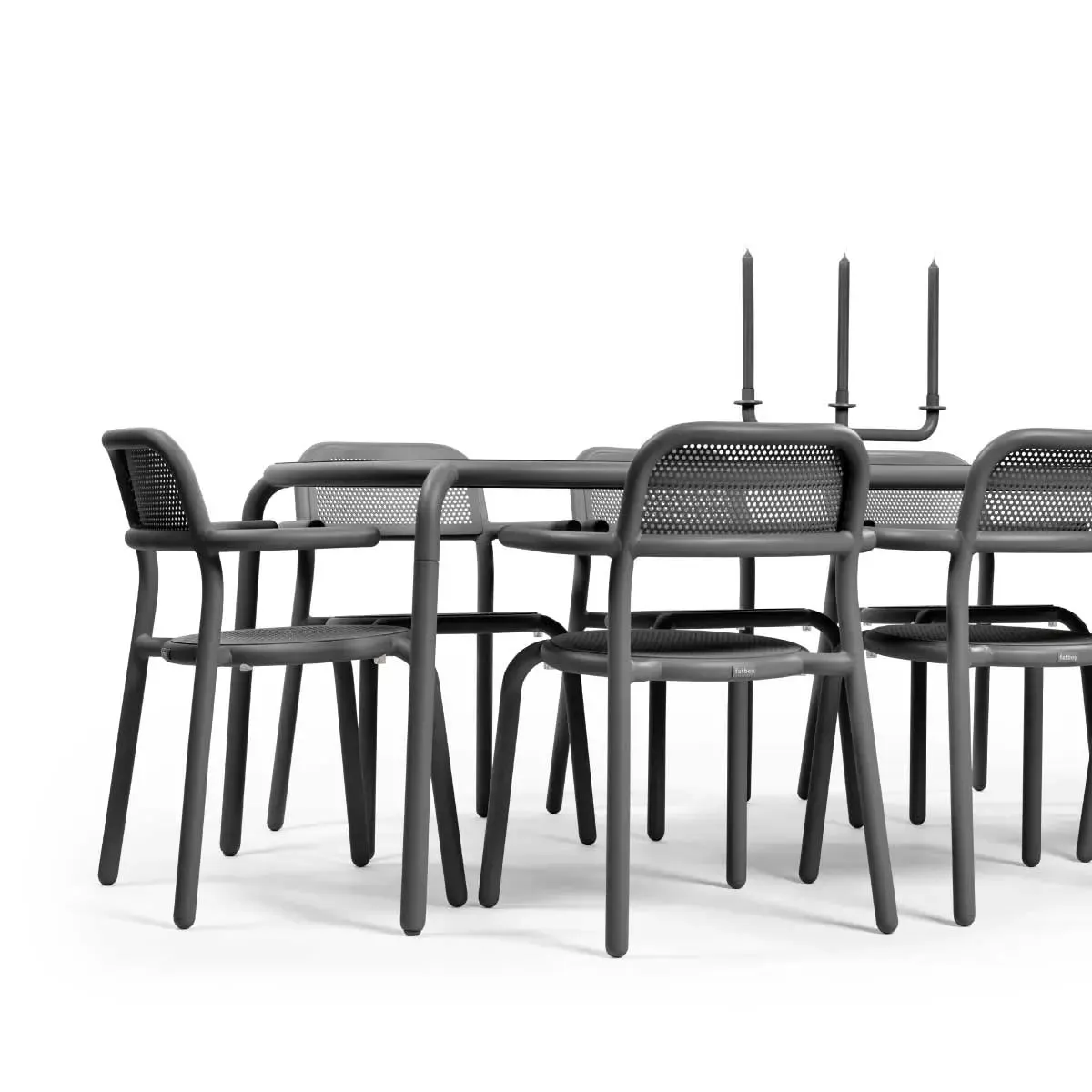 Fatboy Toni Tablo dining table & Chair Set (8 - Seater)