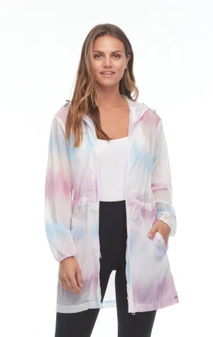 FDJ Tie-Dye Hooded Jacket 1468913-MULTI - 1 ONLY SIZE SMALL - 20% OFF