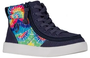 FINAL SALE - Navy Tie Dye BILLY Street High Tops