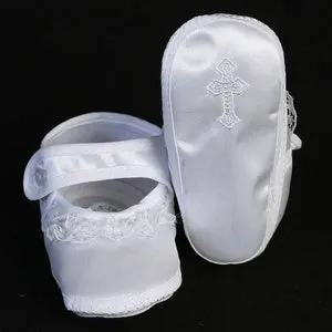 Girls Christening Booties (More Styles Available)