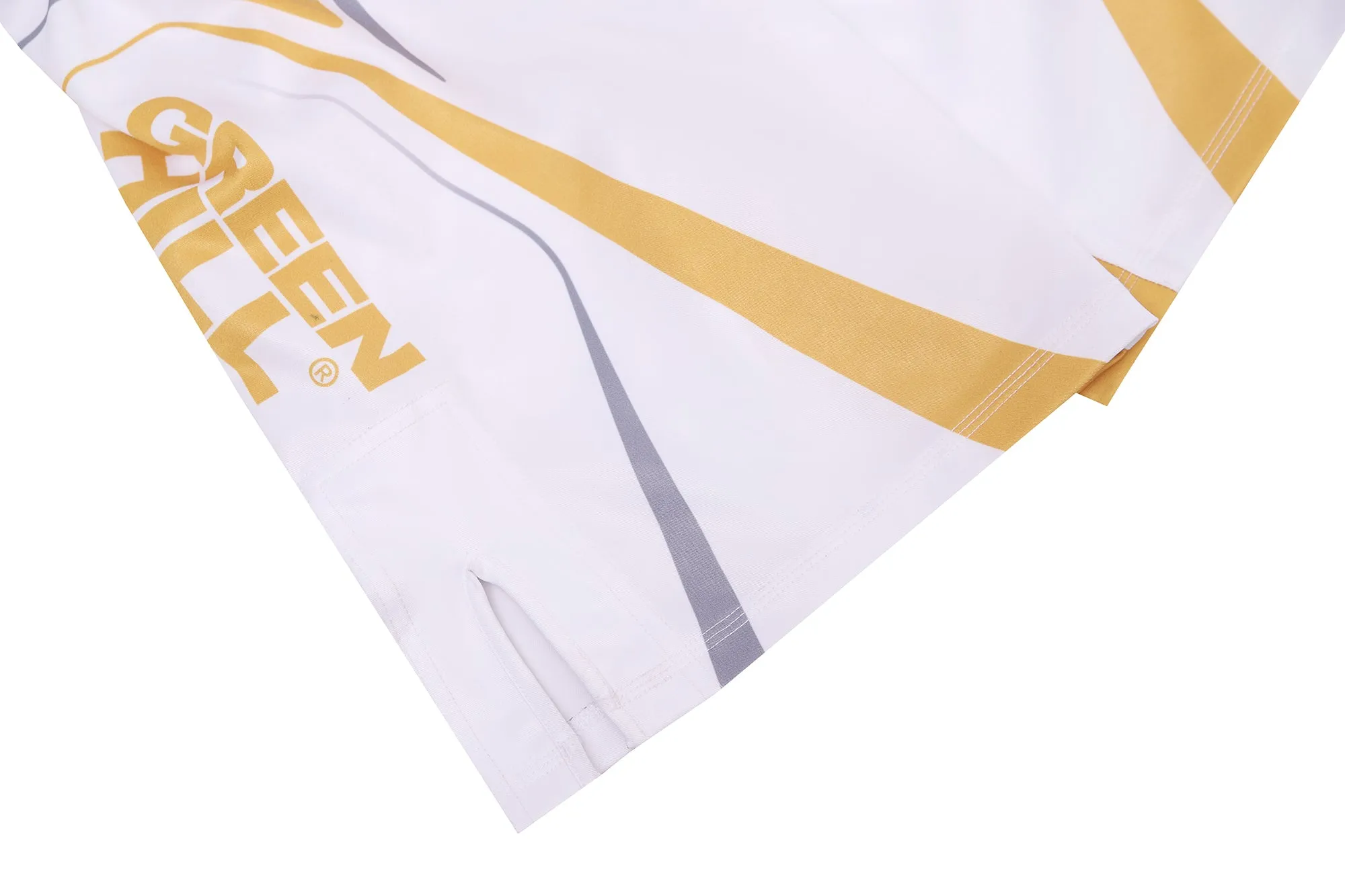 GREEN HILL New MMA Shorts White 2023