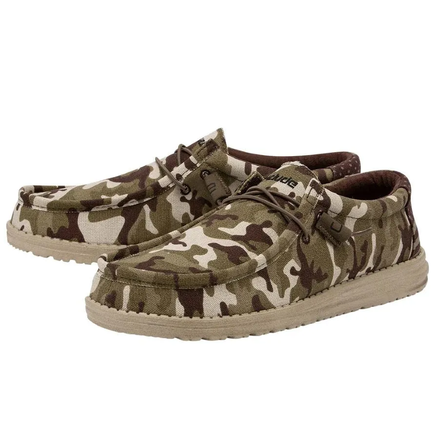 'Hey Dude' Men's Wally - Camo Flag