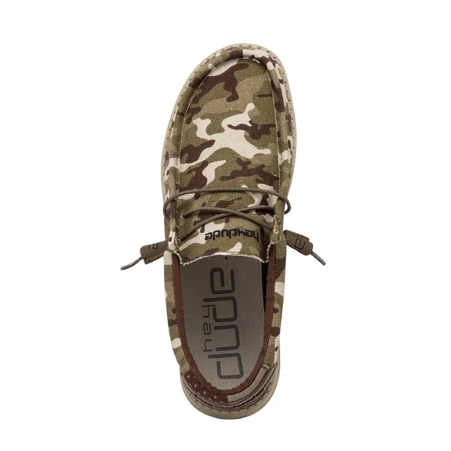 'Hey Dude' Men's Wally - Camo Flag