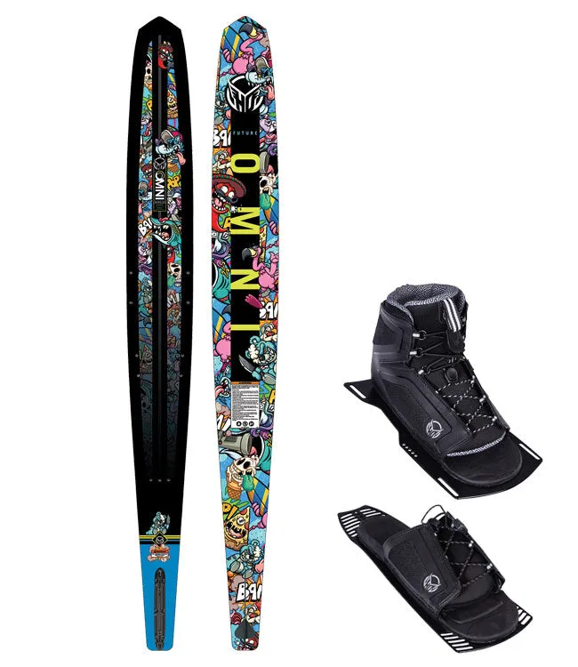 HO Future Omni Boys Slalom Ski with Stance Boot & RTP (2025)