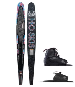 HO Womens Carbon Omni Slalom Ski with Stance Boot & RTP (2022)