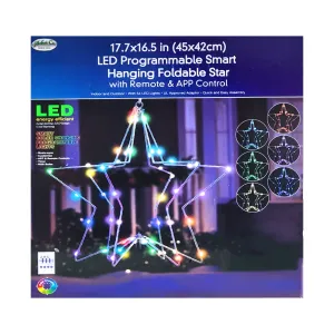 Hofert's LED Programmable Hanging Star - Remote & App Control