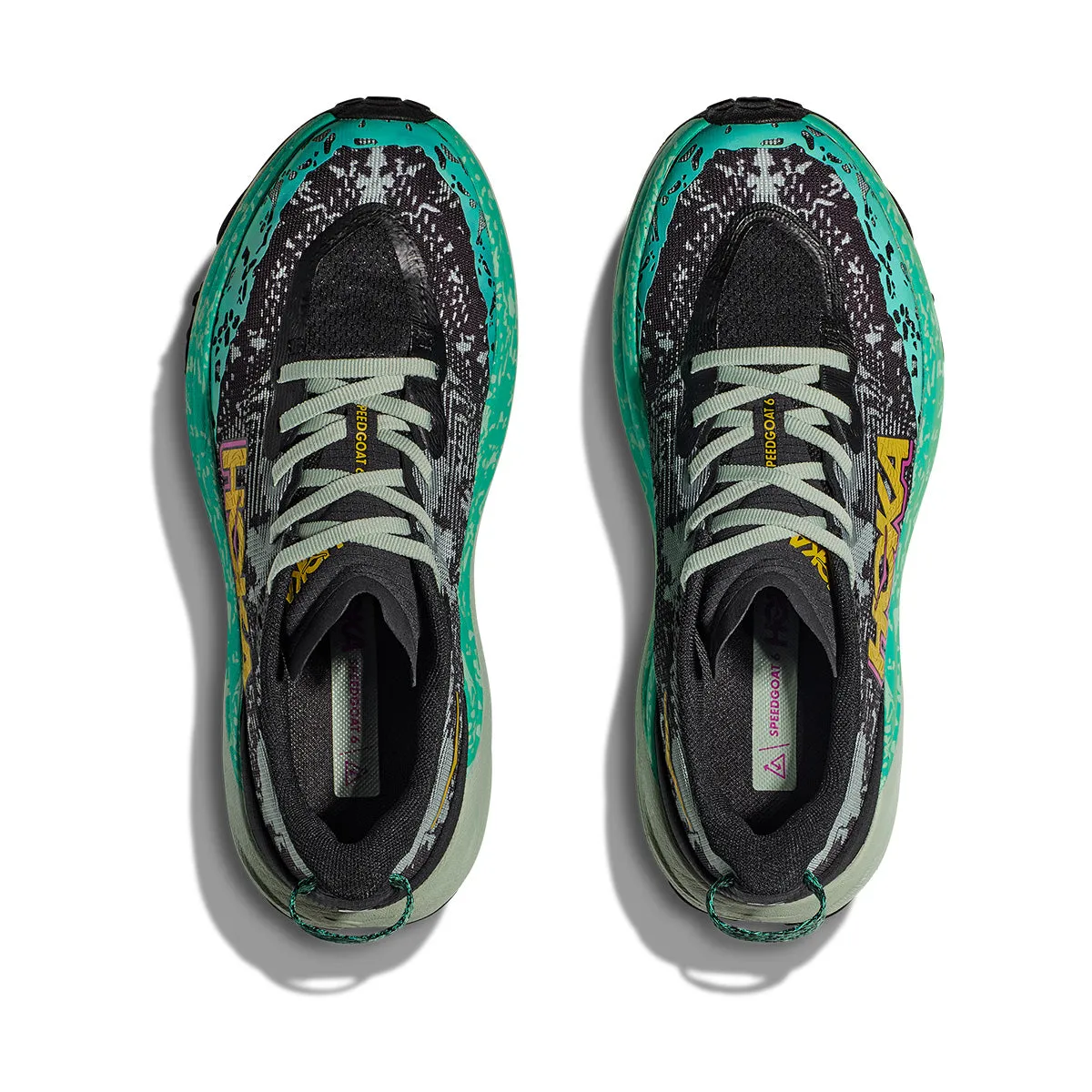 Hoka Speedgoat 6 Womens | Black / Aloe Vera