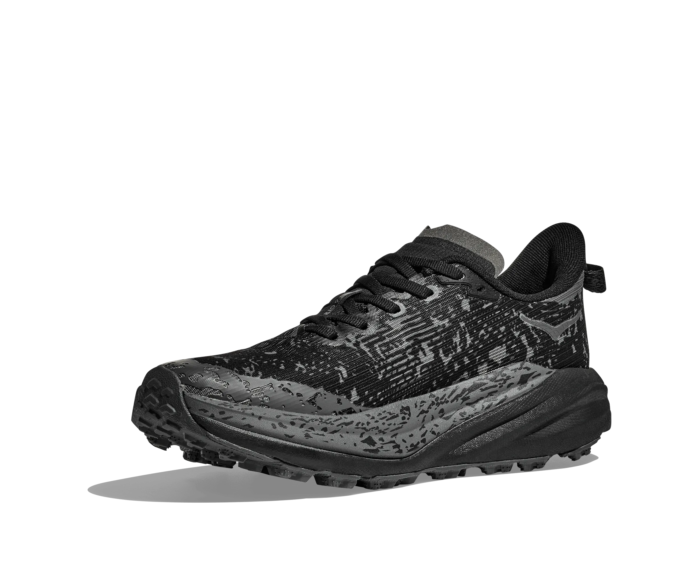 Hoka Women's Speedgoat 6 Gore-Tex® Trail Runners- Black/Outer Orbit