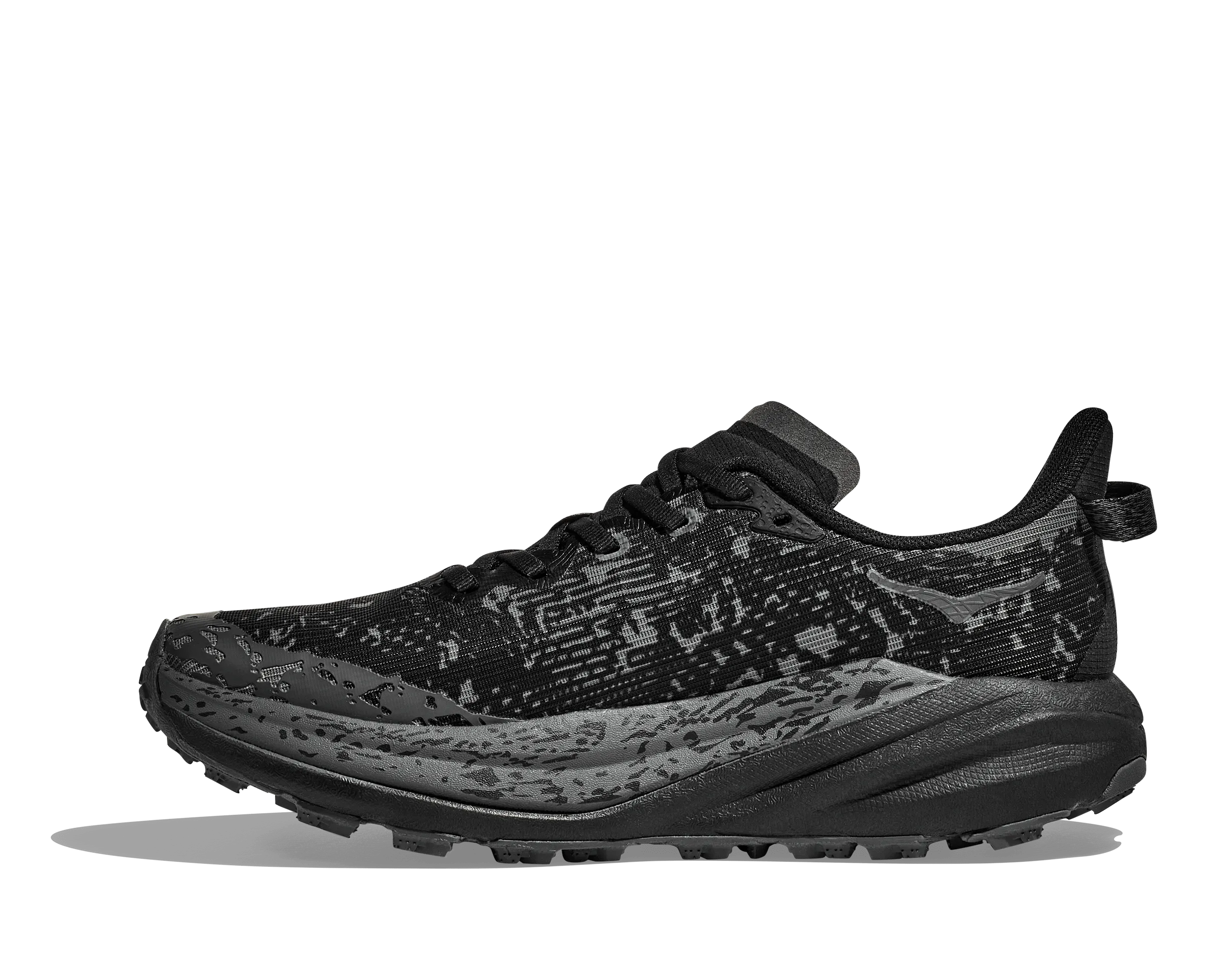 Hoka Women's Speedgoat 6 Gore-Tex® Trail Runners- Black/Outer Orbit