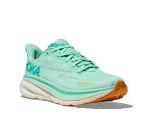 Hoka Womens Trainer Clifton 9 Seafoam/Aqua Breeze