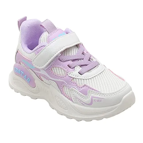 Hopscotch Girls Mesh Solid Athletic Shoes in Purple Color,UK:13 (FAQ-4308426)