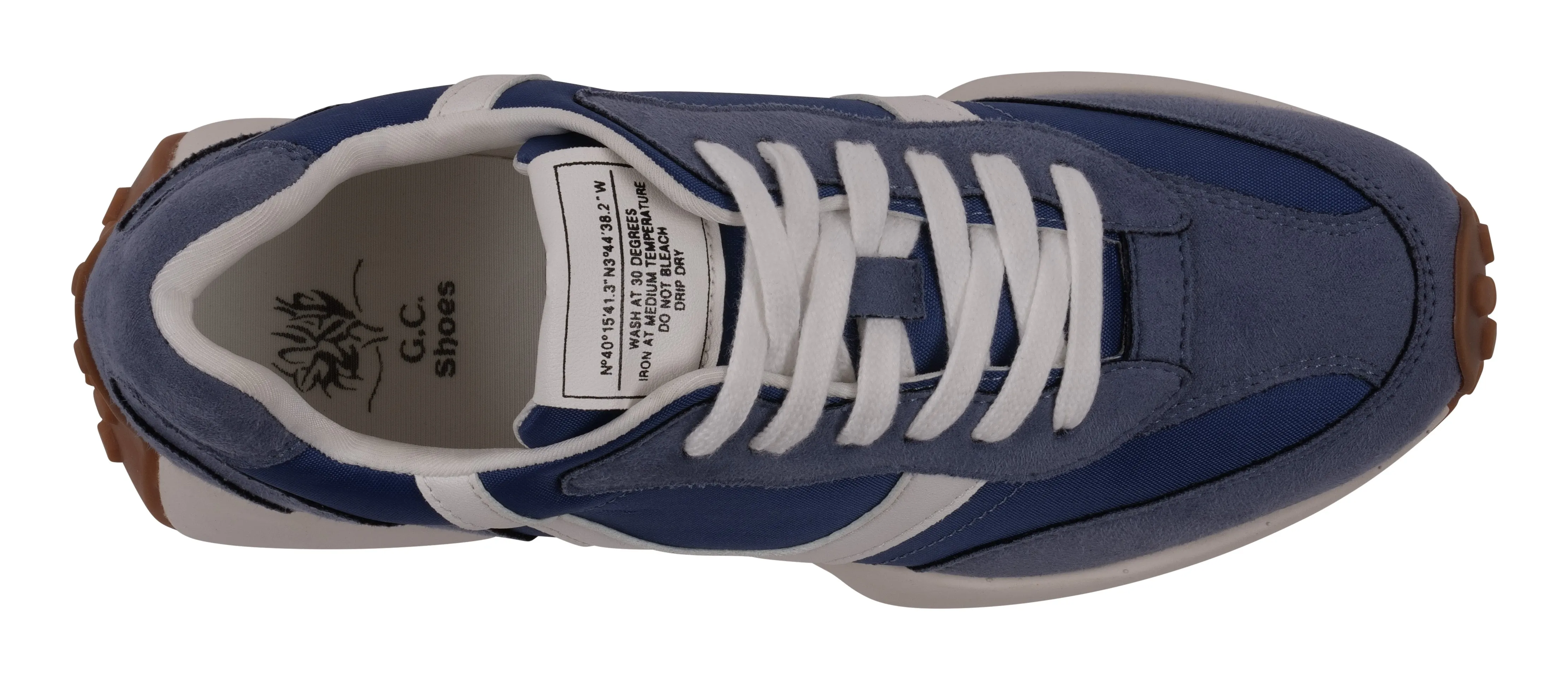 Howell Navy Lace-Up Sneakers