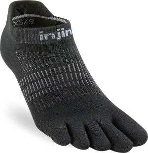 Injinji Women&#x27;s Run Lightweight No-Show Black | Buy Injinji Women&#x27;s Run Lightweight No-Show Black here | Outnorth