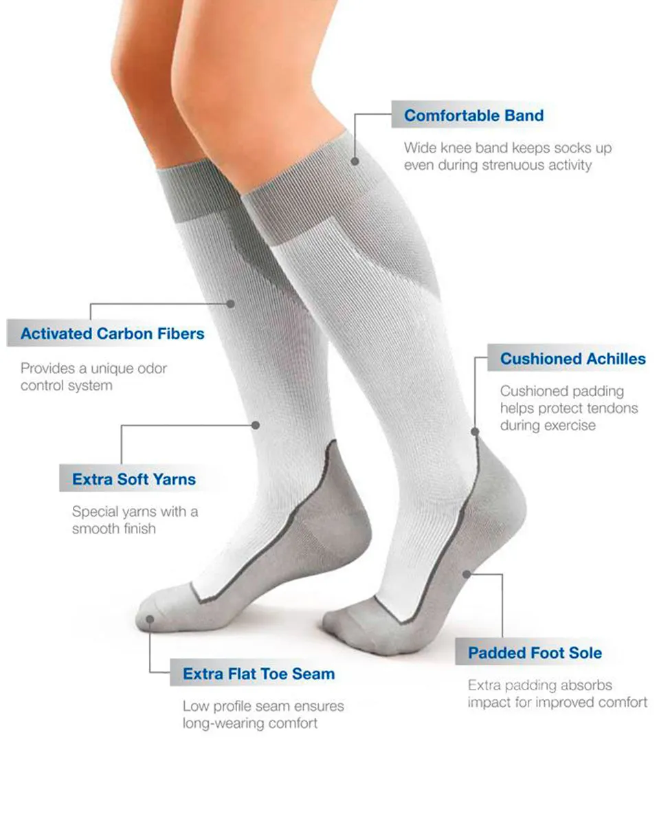 Jobst Sport 15-20 mmHg Knee High Compression Socks