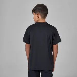 Junior Graphic Logo T-Shirt  - Black