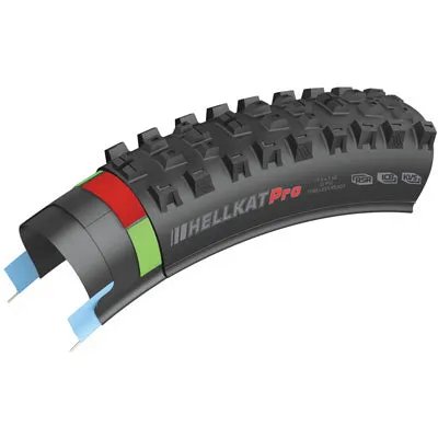 Kenda Hellkat Pro 27.5'' Gravity Tires - Superior Braking & Cornering for All Conditions