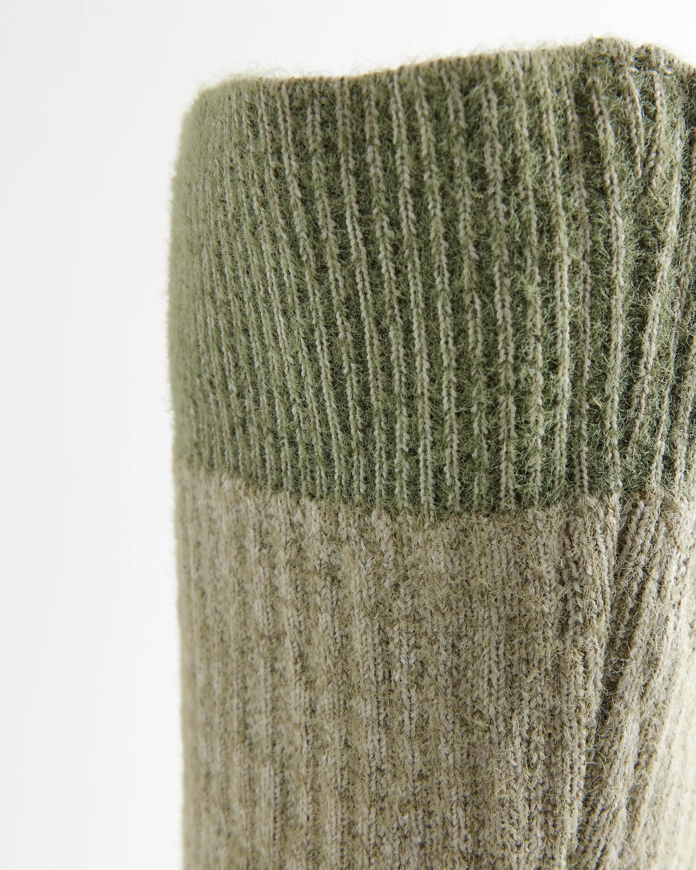 Knit Boots in Light Green