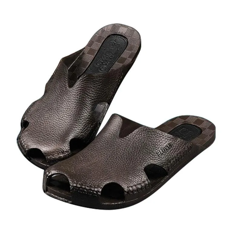 Lightweight Men's PVC Outdoor Sandals - Breathable and Non-Slip Beach Slippers