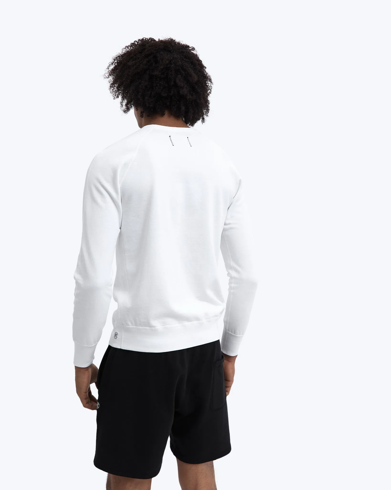 Lightweight Terry Slim Crewneck