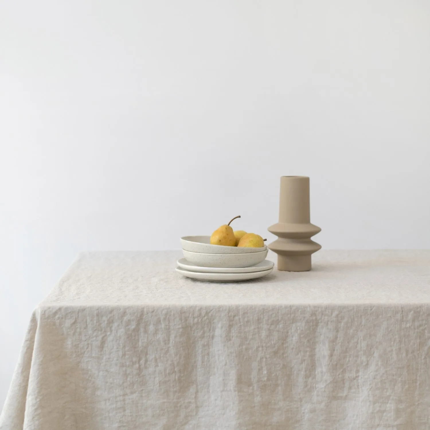 Melange Lightweight Linen Tablecloth