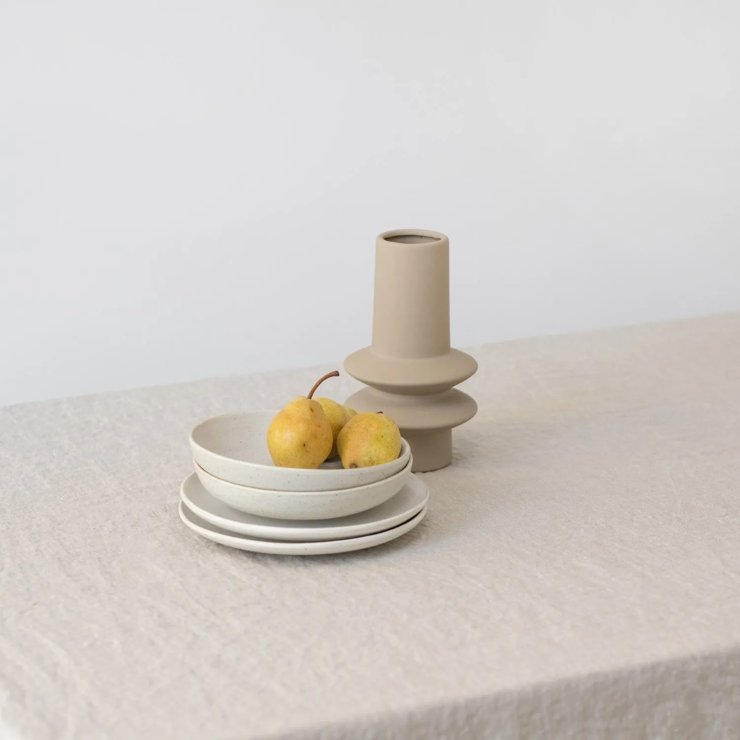 Melange Lightweight Linen Tablecloth