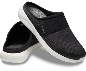 Men LiteRide Mesh Mule Clog - Black/ White