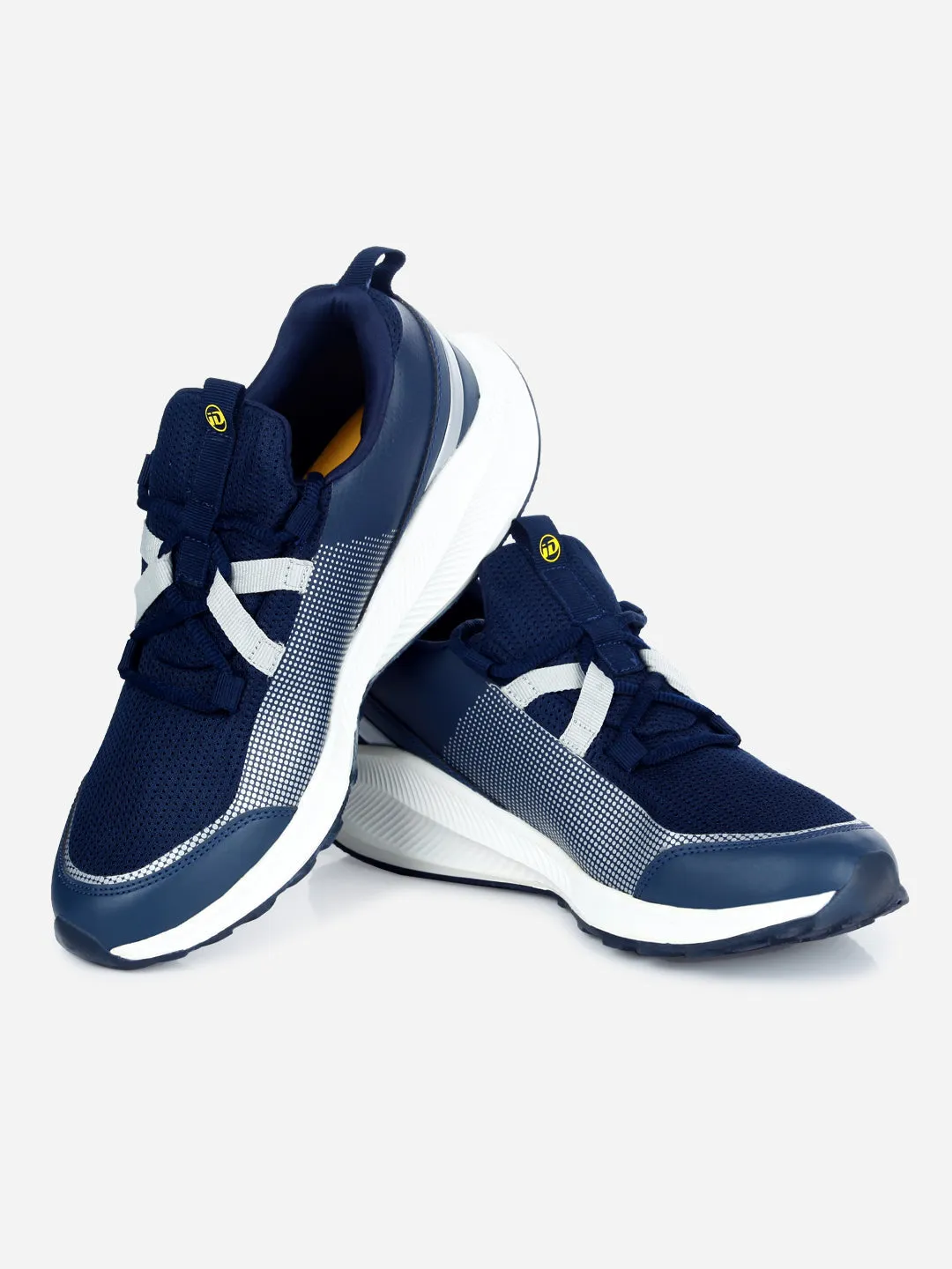 Men's Blue Lace Up Sneaker (ID7510)