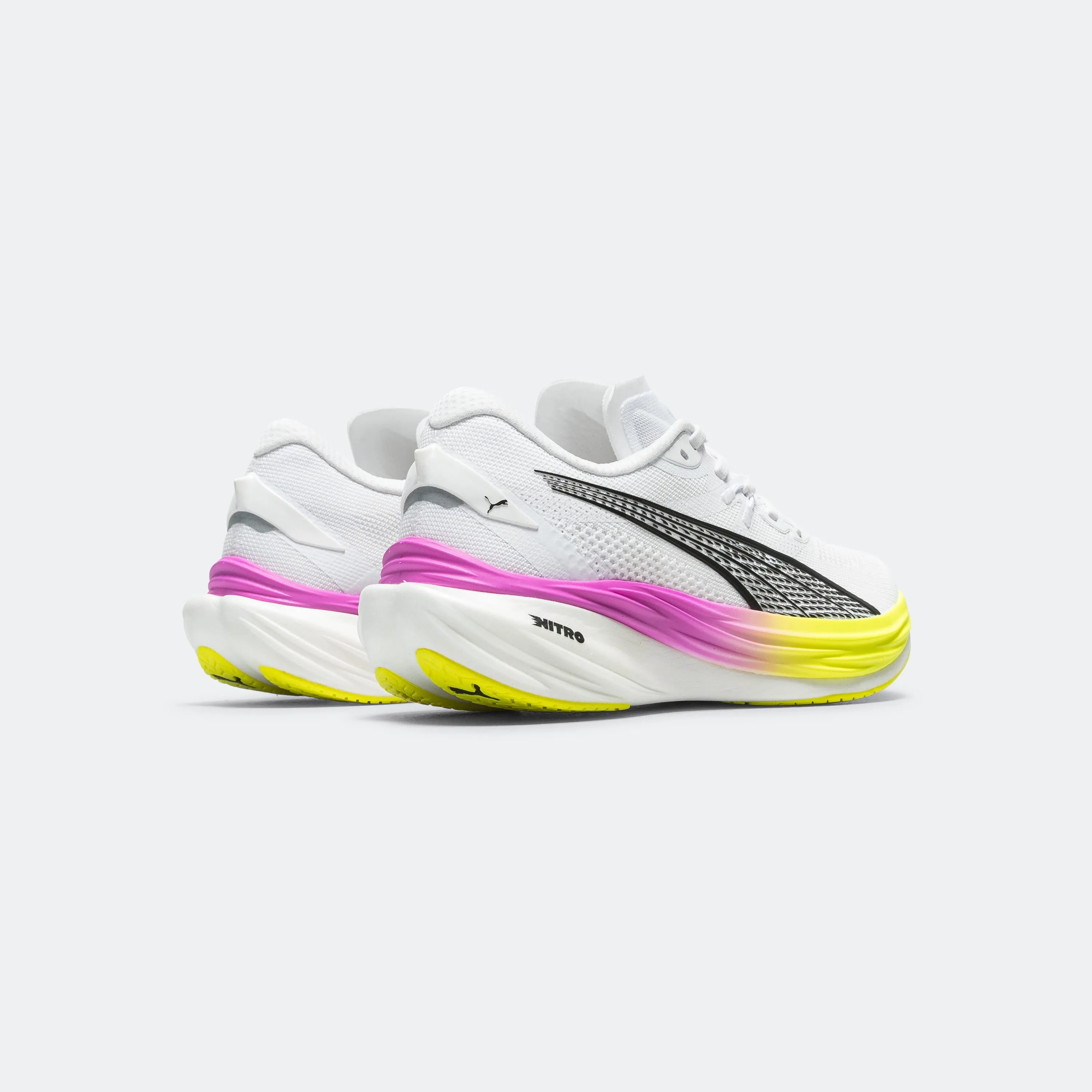 Mens Deviate NITRO 3 - White/Yellow Alert