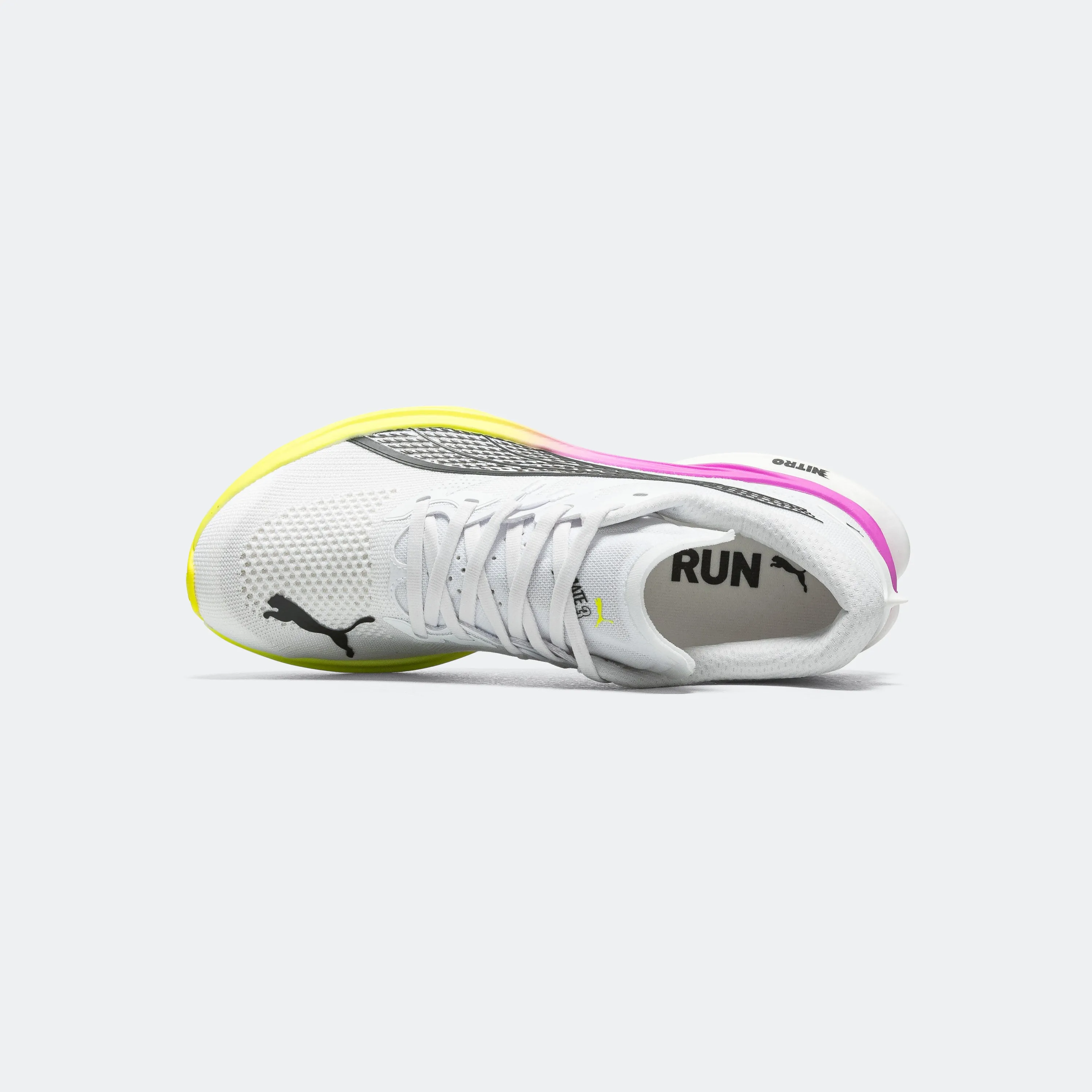 Mens Deviate NITRO 3 - White/Yellow Alert