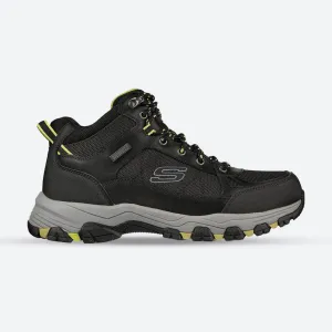 Men's Relaxed Fit Skechers 204477 Selmen Melano Hiking Boots - Black