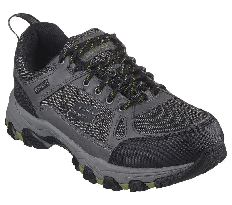 Men's Relaxed Fit Skechers Selmen Cormack - 204427 Hiking Trainers - Charcoal