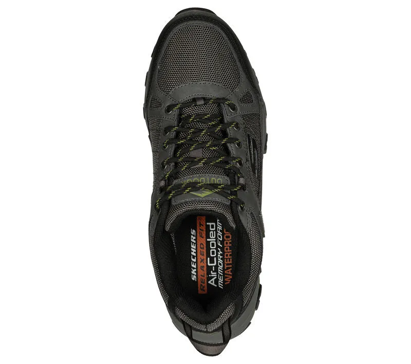 Men's Relaxed Fit Skechers Selmen Cormack - 204427 Hiking Trainers - Charcoal