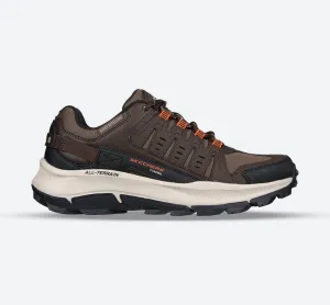 Men's Wide Fit Skechers 237501 Equalizer 5.0 Trail-Solix Walking Trainers - Brown/Orange