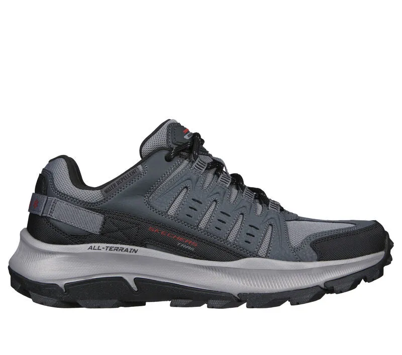 Men's Wide Fit Skechers 237501 Equalizer 5.0 Trail-Solix Walking Trainers - Charcoal/Black