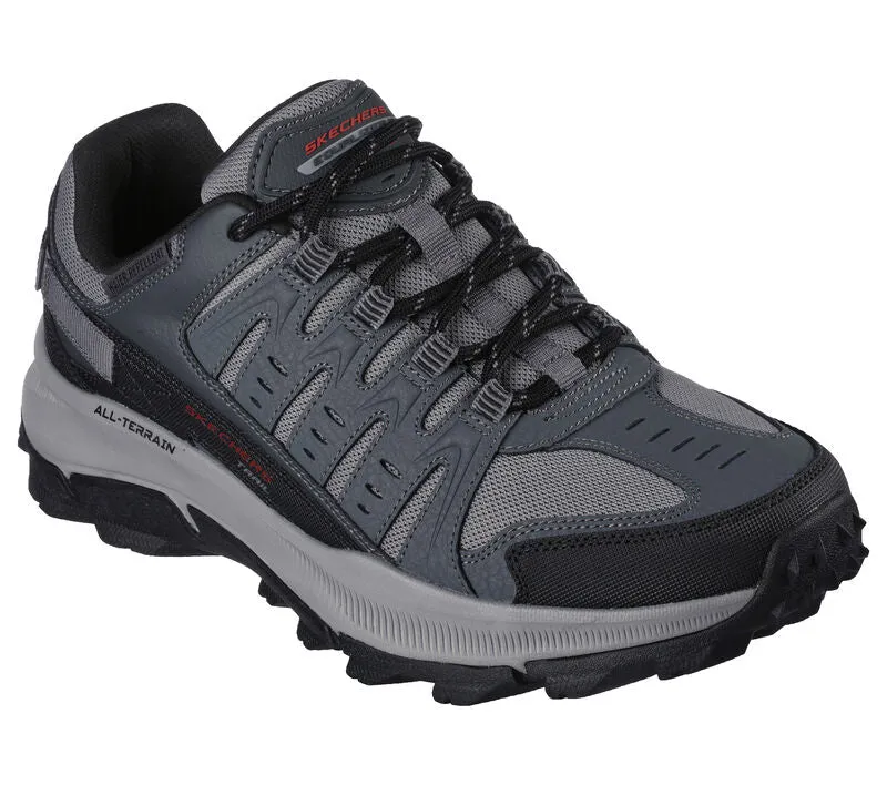 Men's Wide Fit Skechers 237501 Equalizer 5.0 Trail-Solix Walking Trainers - Charcoal/Black