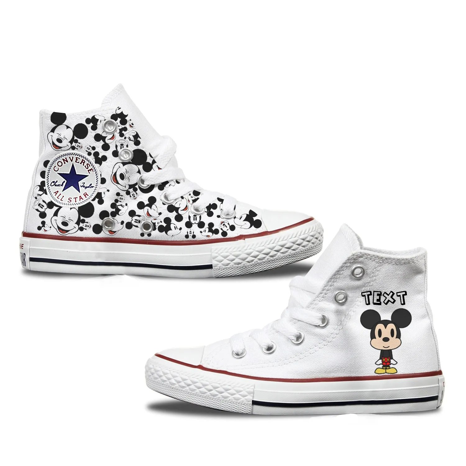 Mickey Mouse Kids Custom Converse