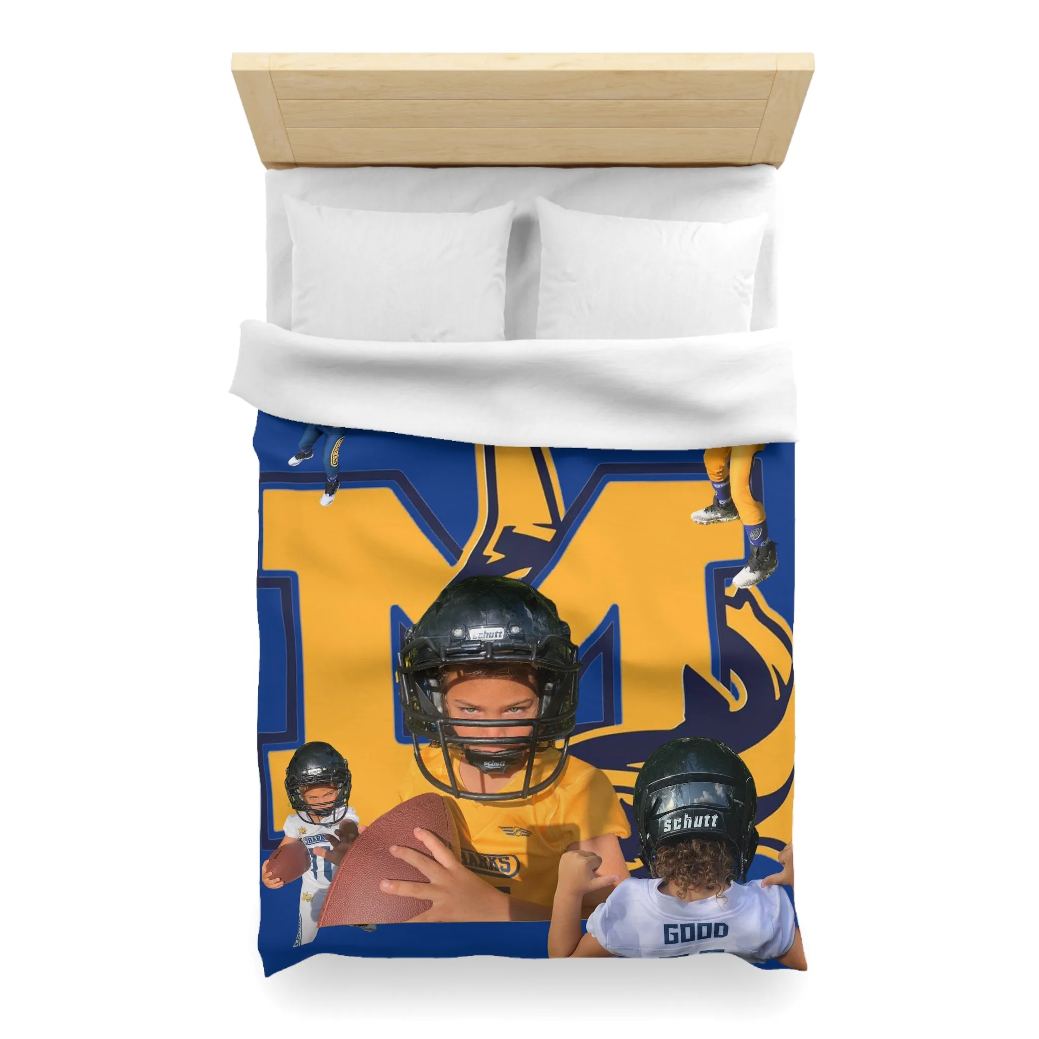 Mifflin Sharks Microfiber Duvet Cover