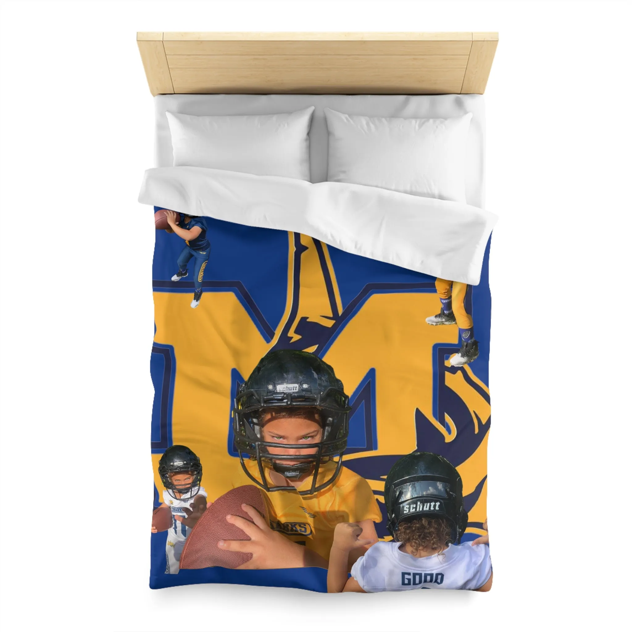 Mifflin Sharks Microfiber Duvet Cover