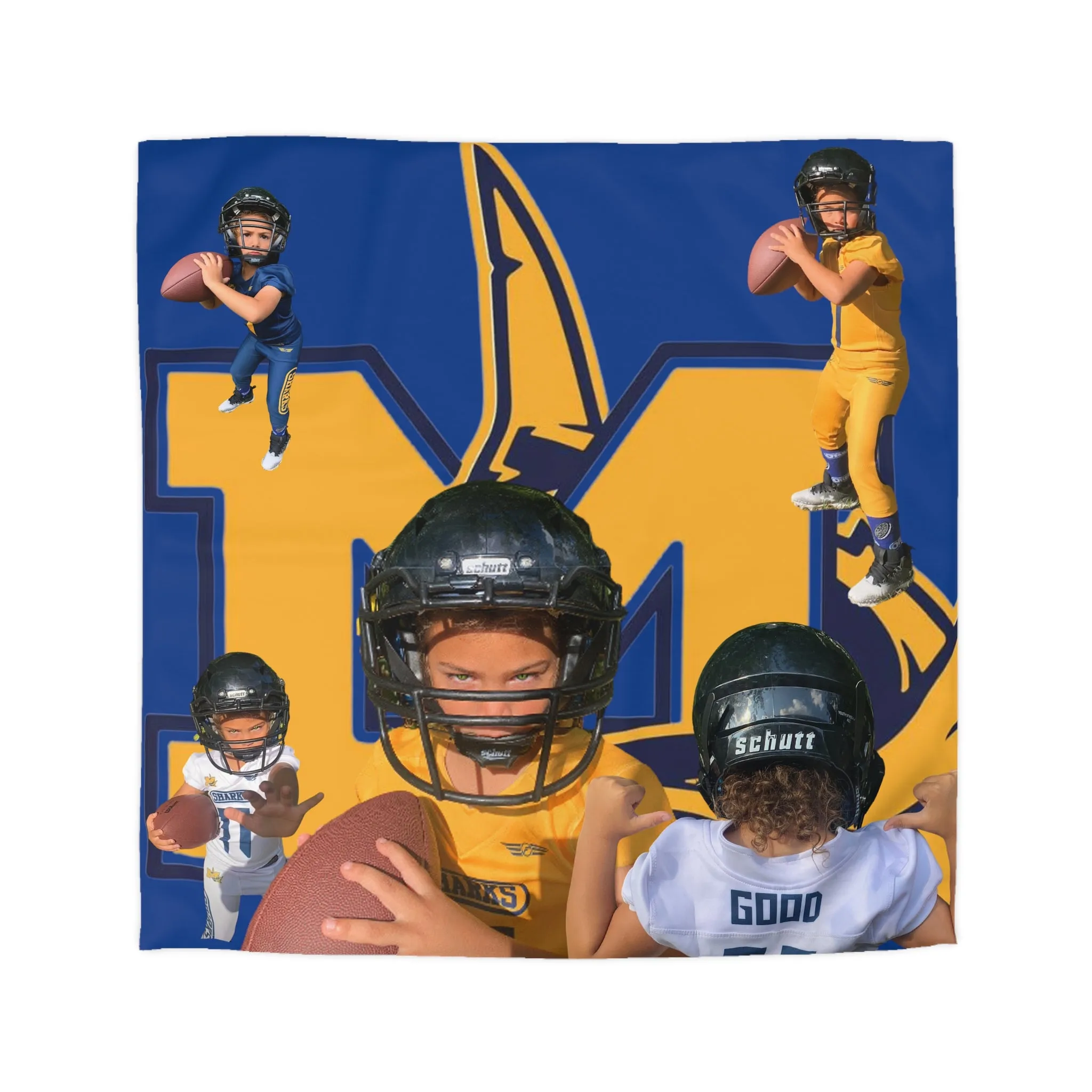 Mifflin Sharks Microfiber Duvet Cover