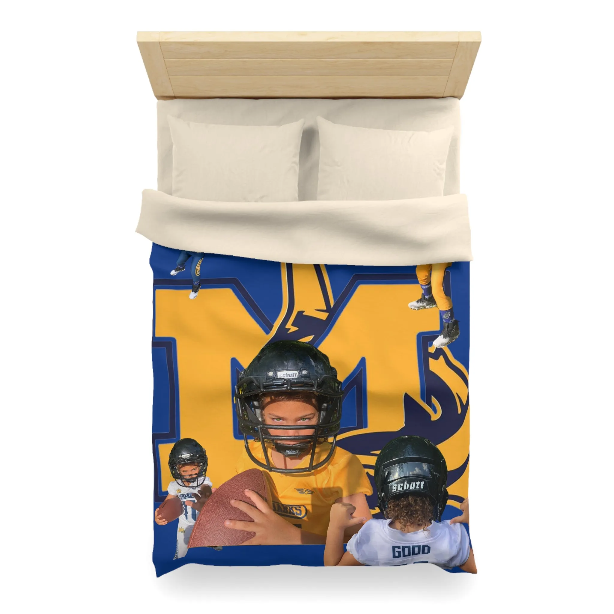 Mifflin Sharks Microfiber Duvet Cover