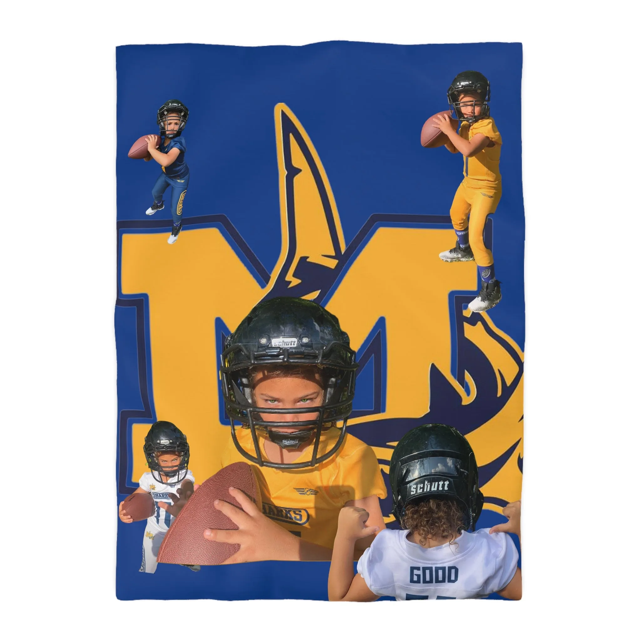 Mifflin Sharks Microfiber Duvet Cover