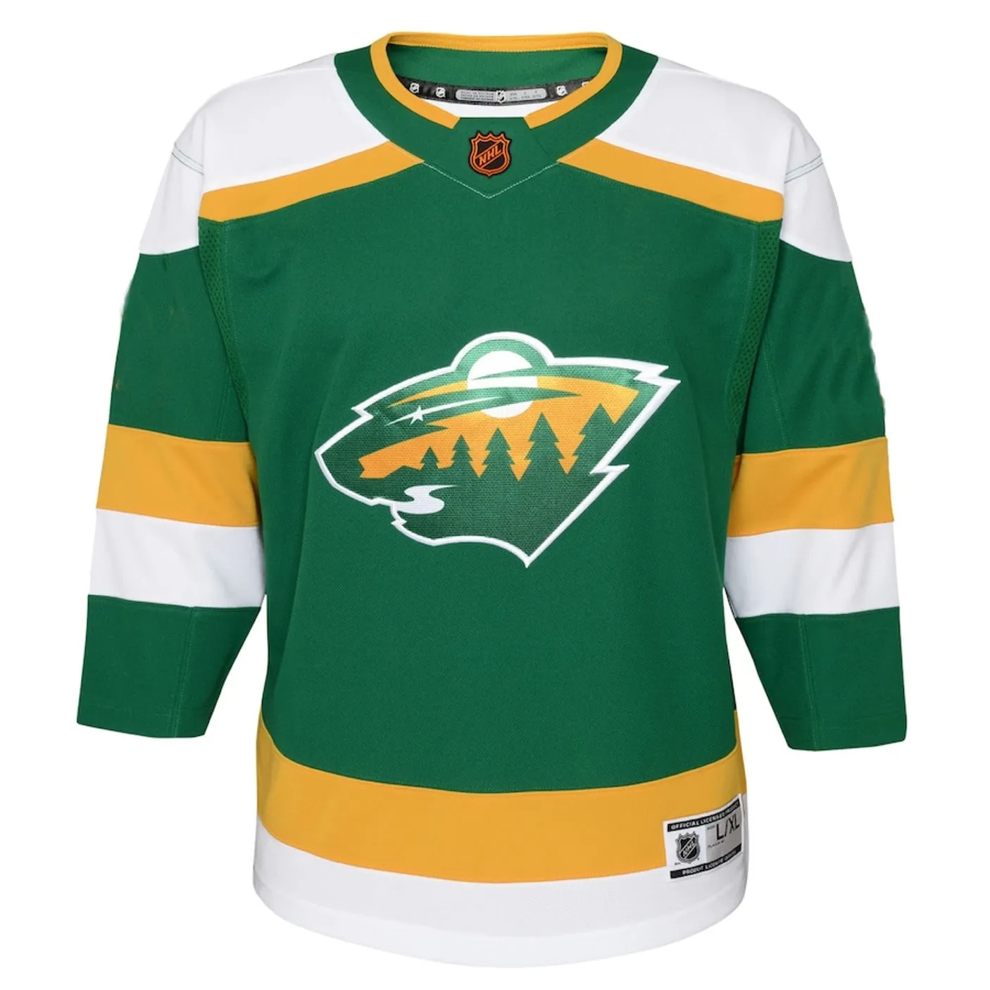 Minnesota Wild Kids Reverse Retro Replica Jersey (Size 4-7)