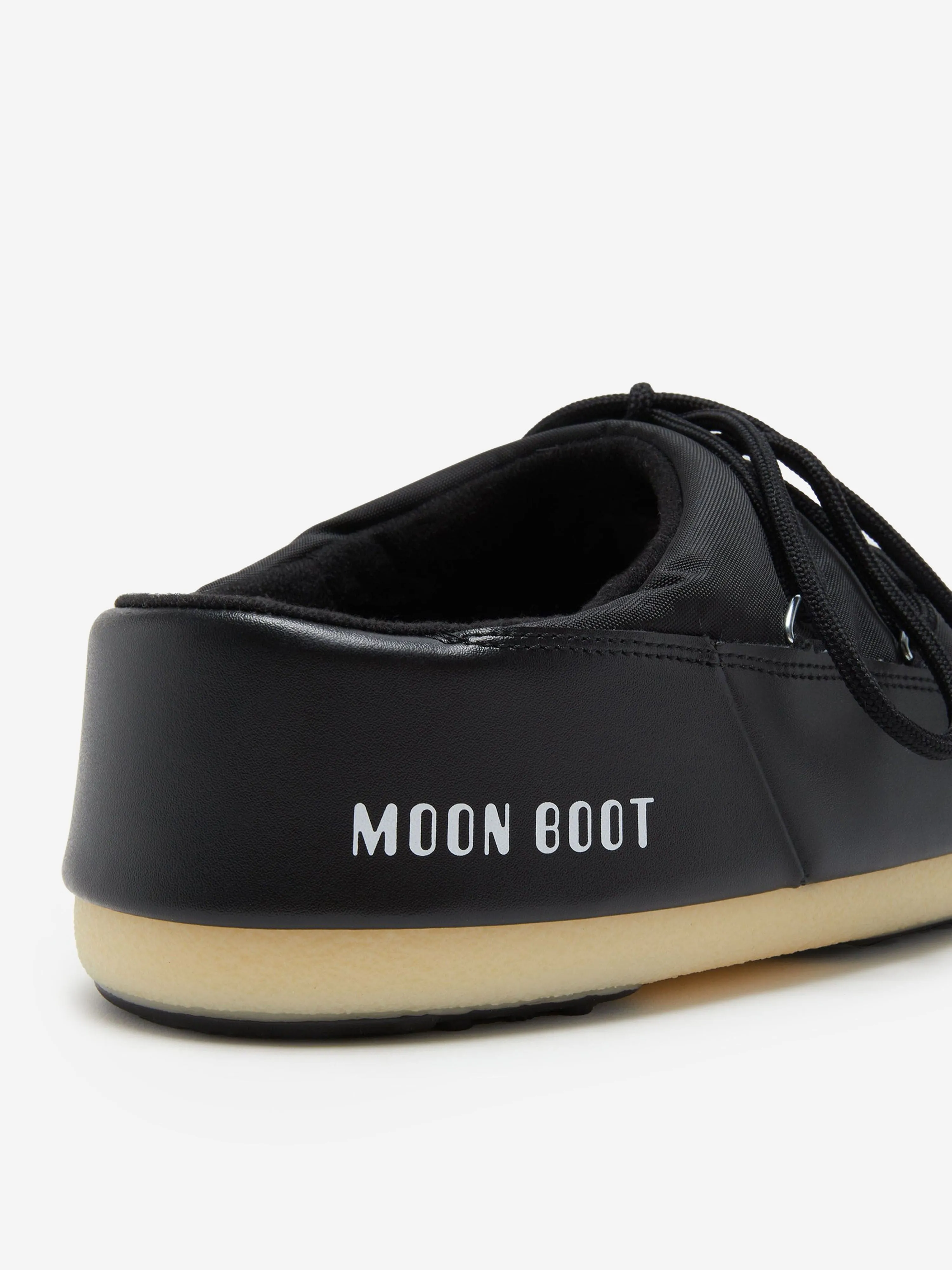 Moon Boot Kids EVX Nylon Mules in Black