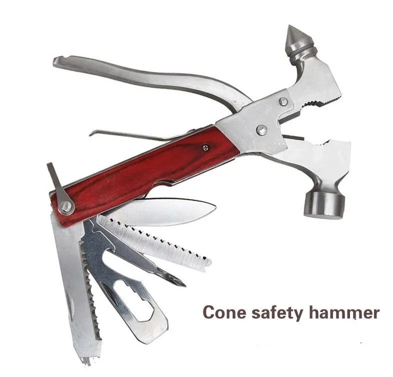 Multifunctional Stainless Steel Hammer Camping Tool